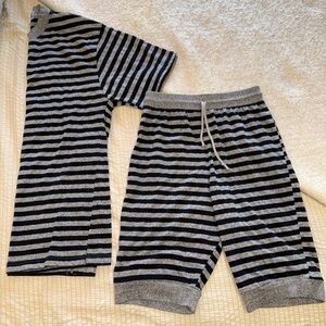 Vintage Joe Boxer 2 Piece Striped PJ Coord Set large